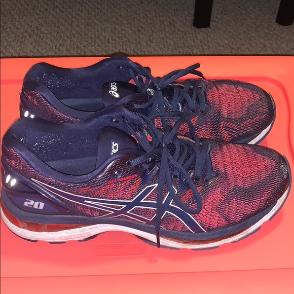 Asics Other - ASICS Nimbus 20 Royal/Red